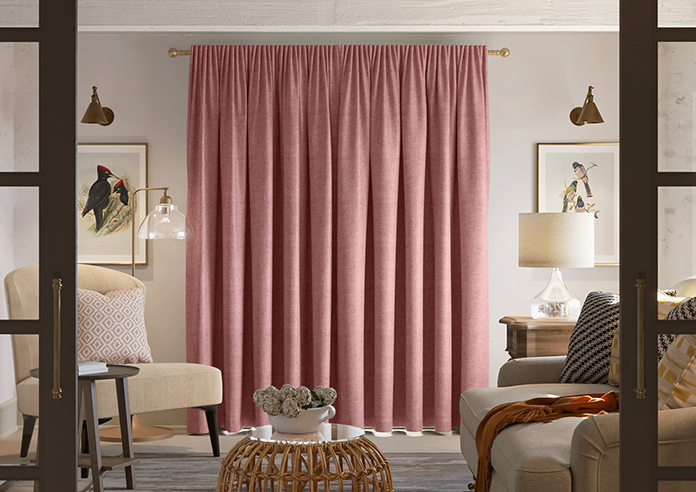 Mirdif, Raspberry - Made to Measure Curtains - Image 7